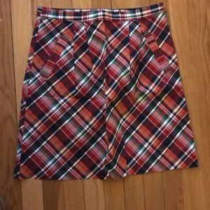 NWT Vineyard vines plaid skirt size 2